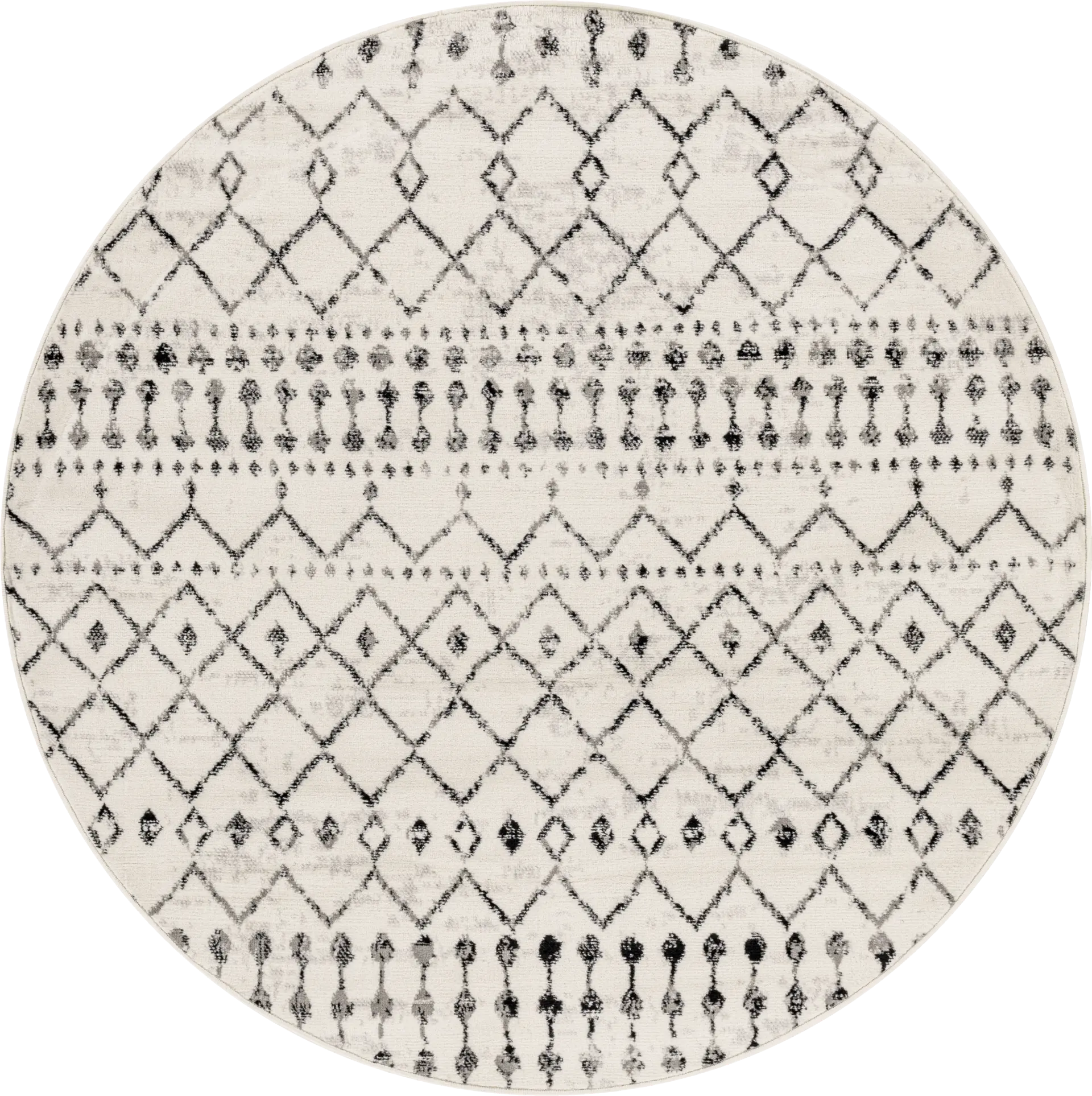 Spofford I Black 7'10 Round Rug