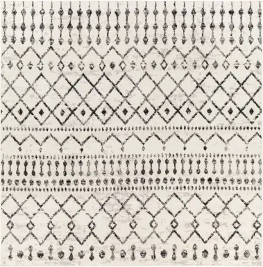 Spofford I Black 6'7 Square Rug