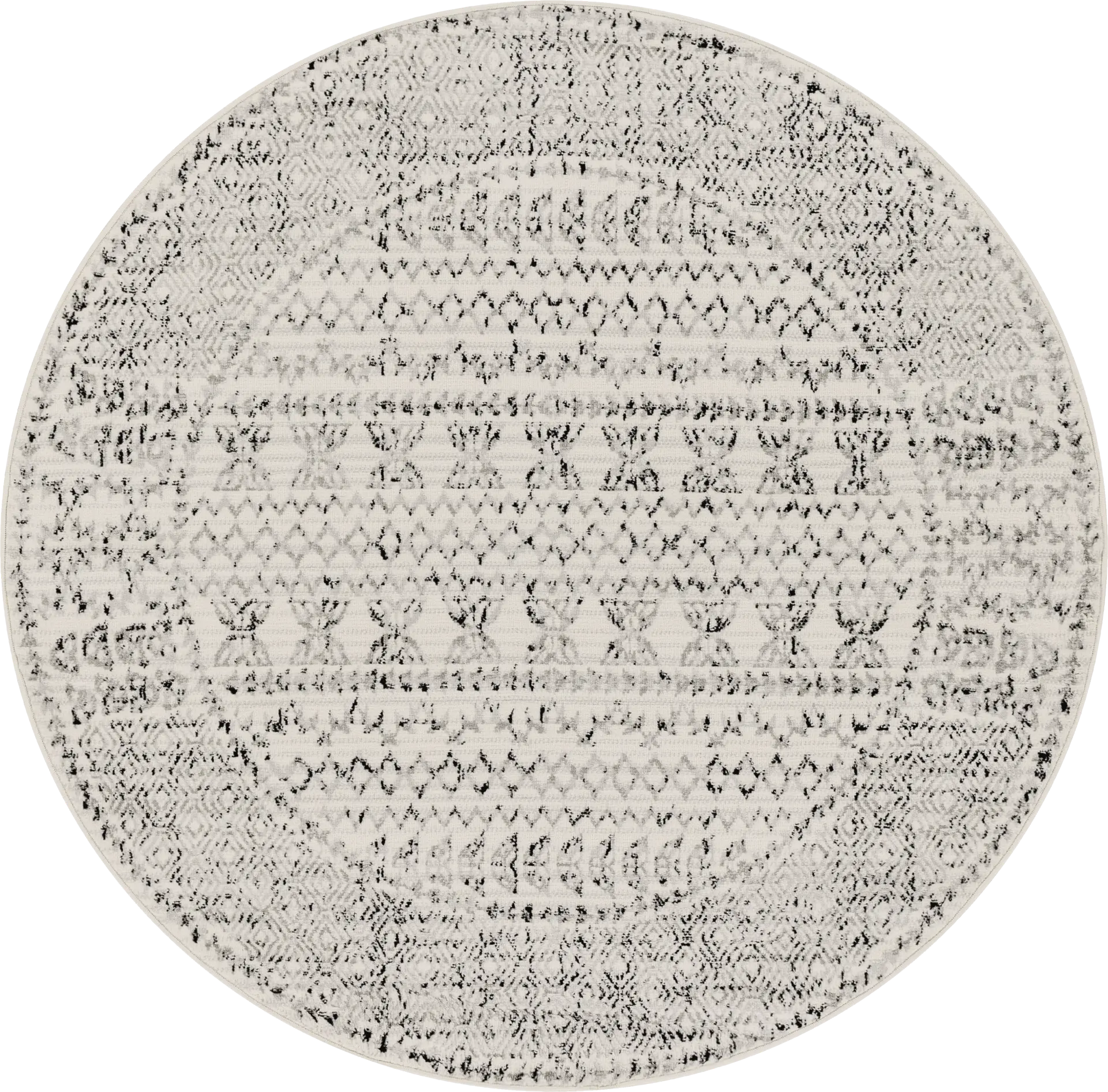 Spofford III Black 7'10 Round Rug