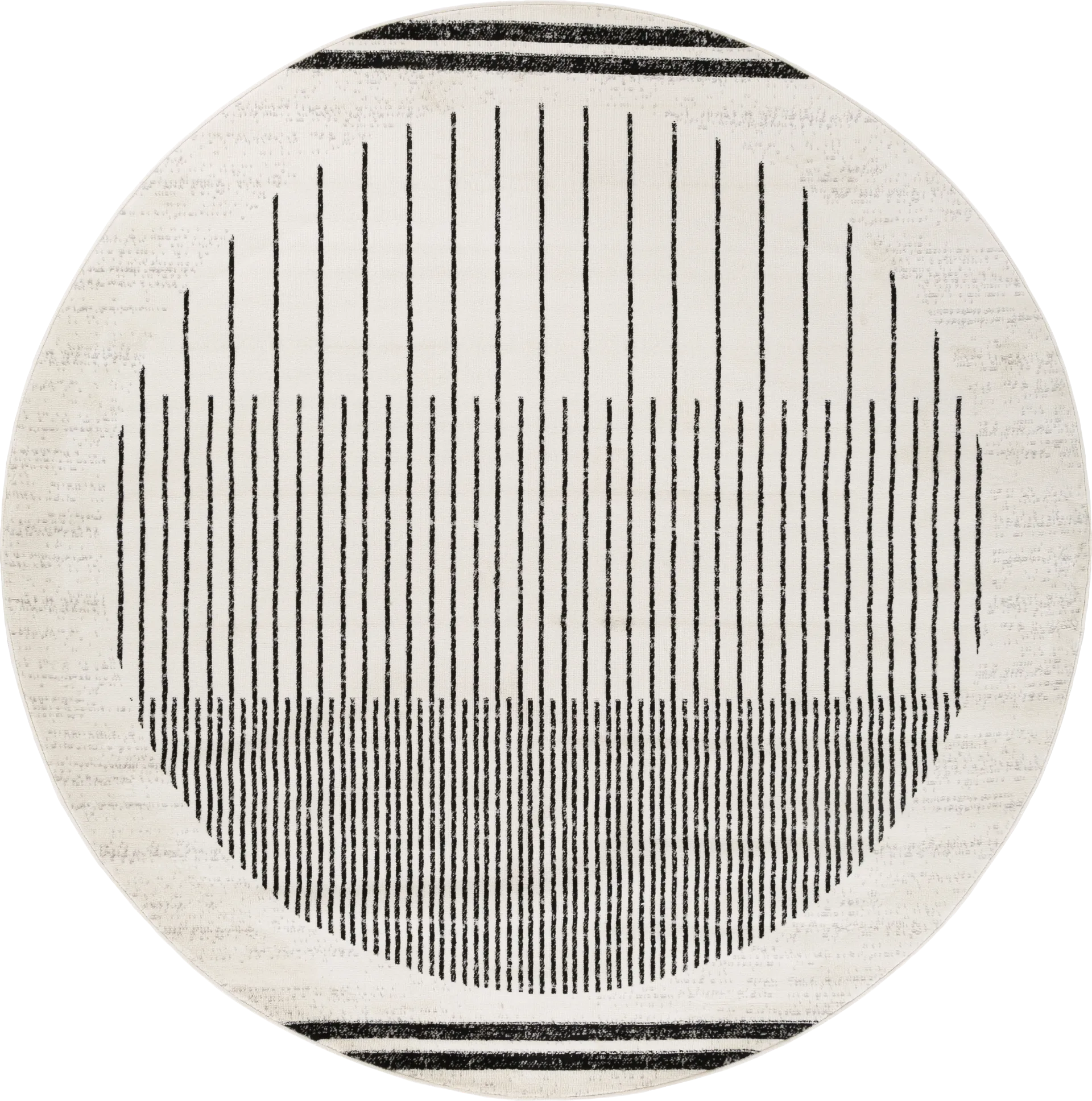 Spofford IV Black 6'7 Round Rug - Image 1