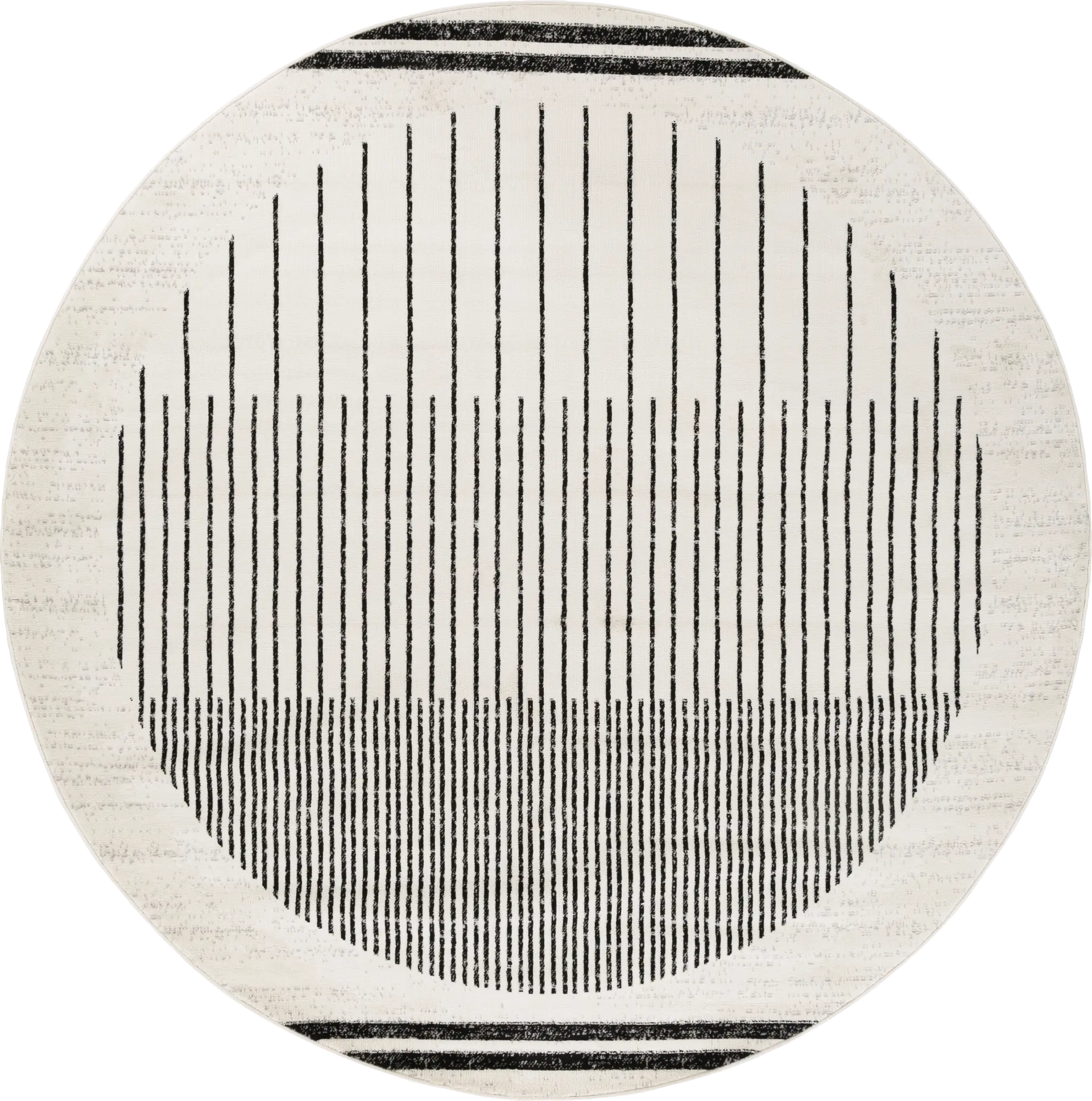 Spofford IV Black 6'7 Round Rug