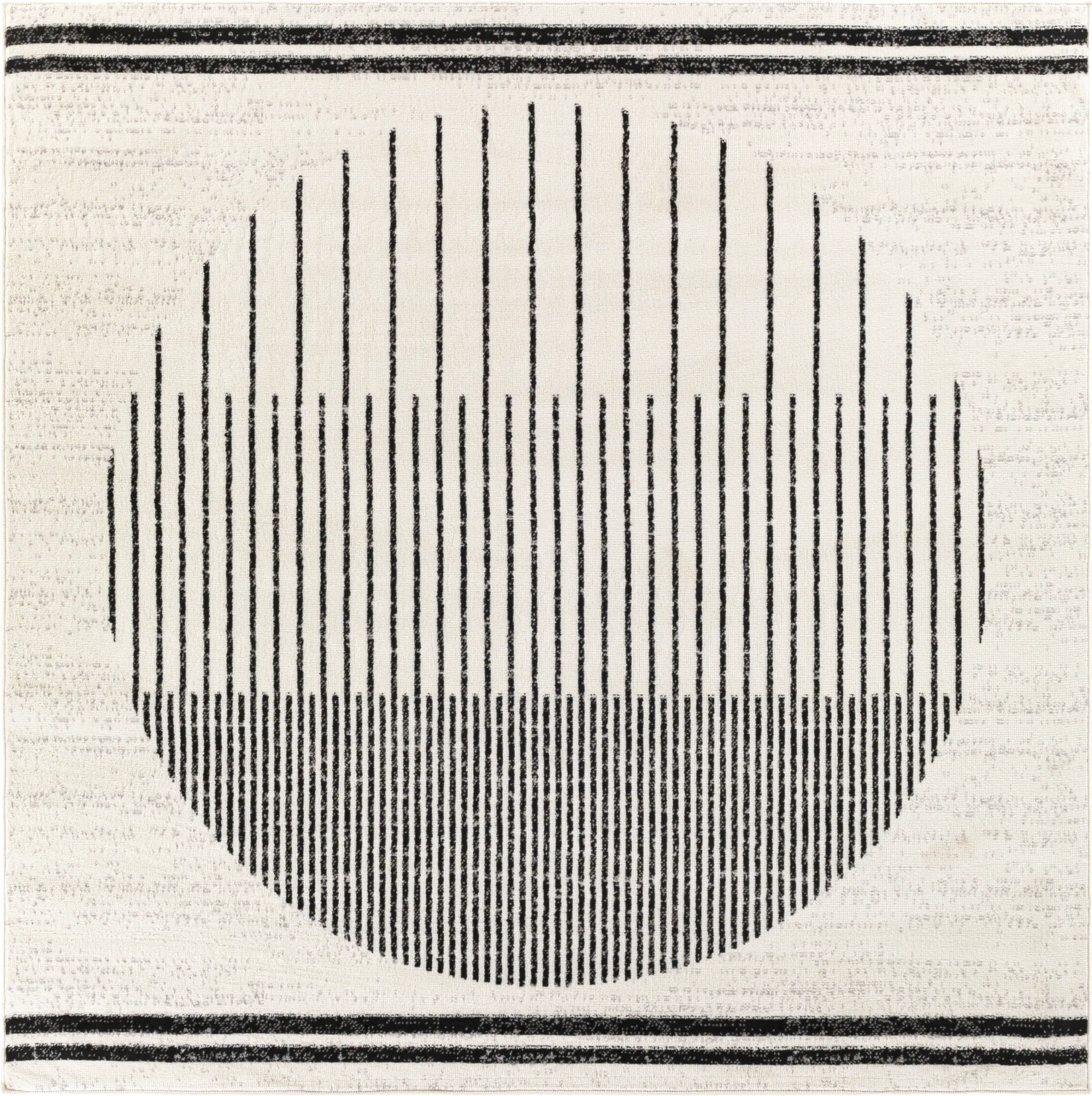 Spofford IV Black 6'7 Square Rug - Image 1
