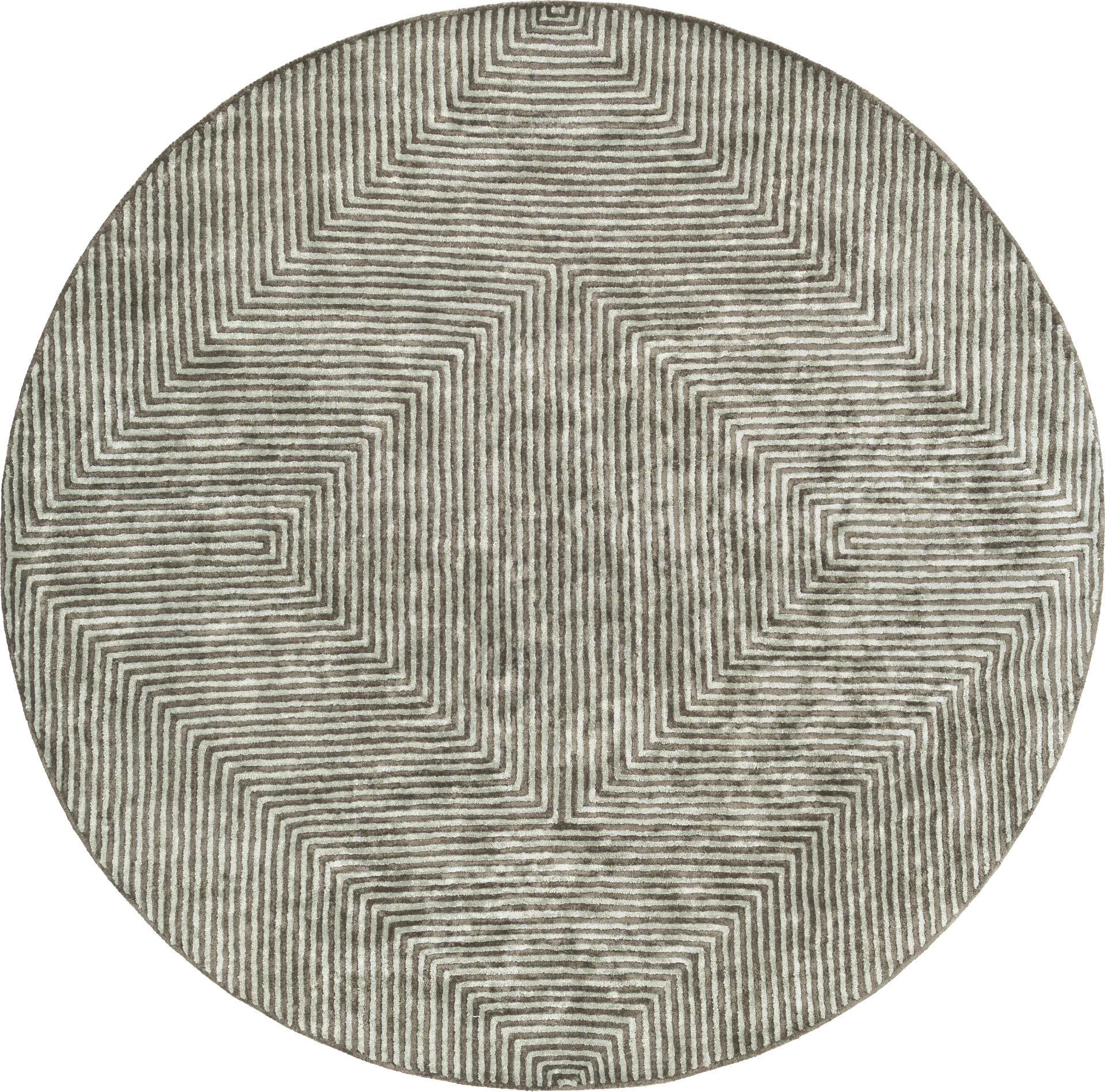 Splitbrook Charcoal 8' Round Rug - Image 1