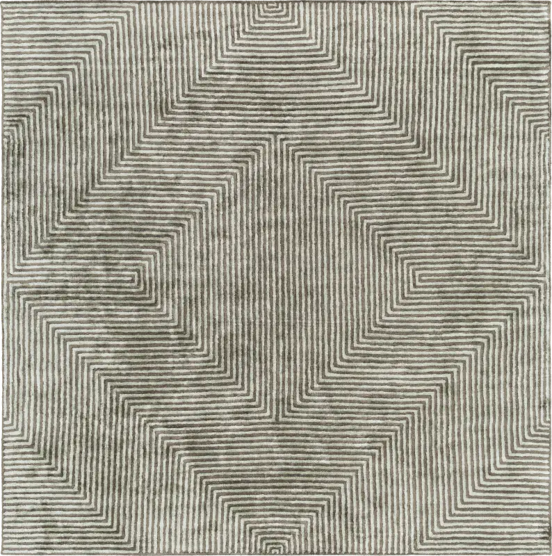 Splitbrook Charcoal 8' Square Rug