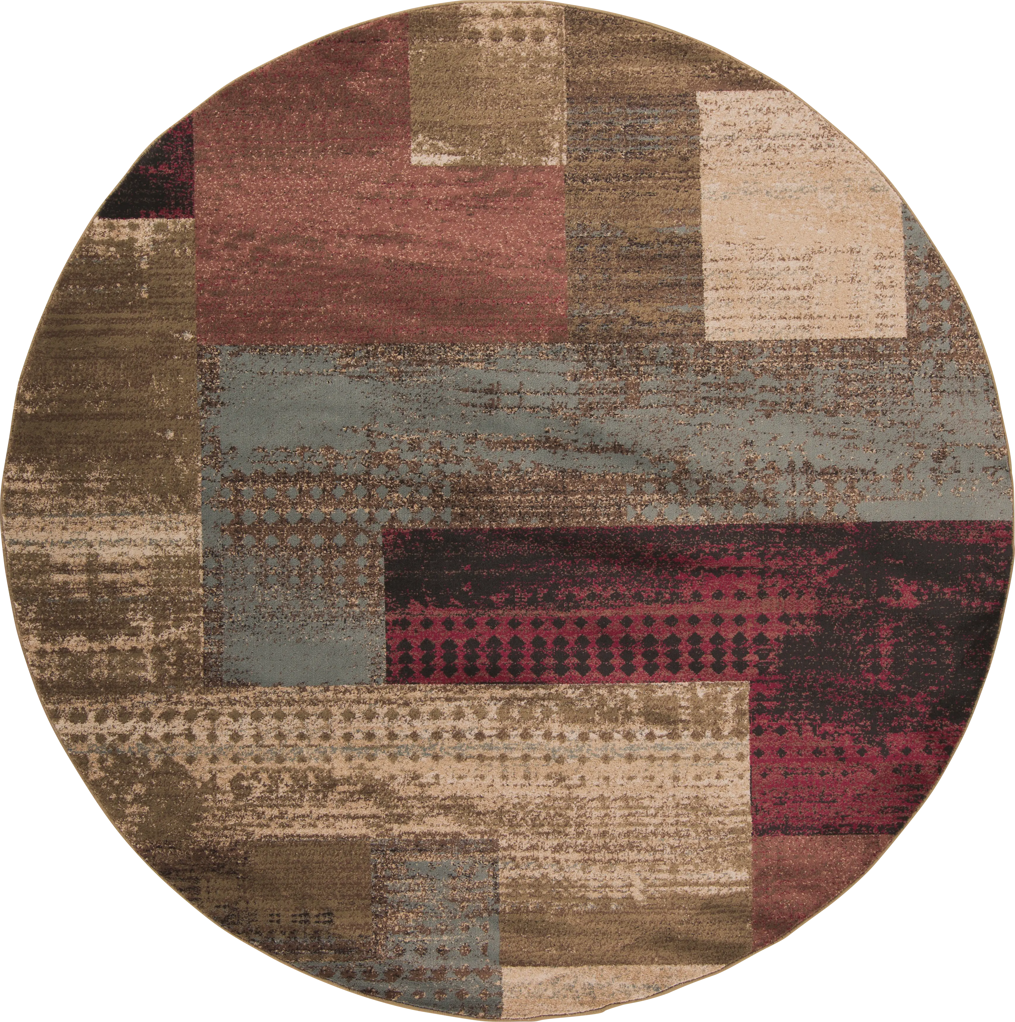 Smilax I Red 7'10 Round Rug - Thumbnail - Image 1