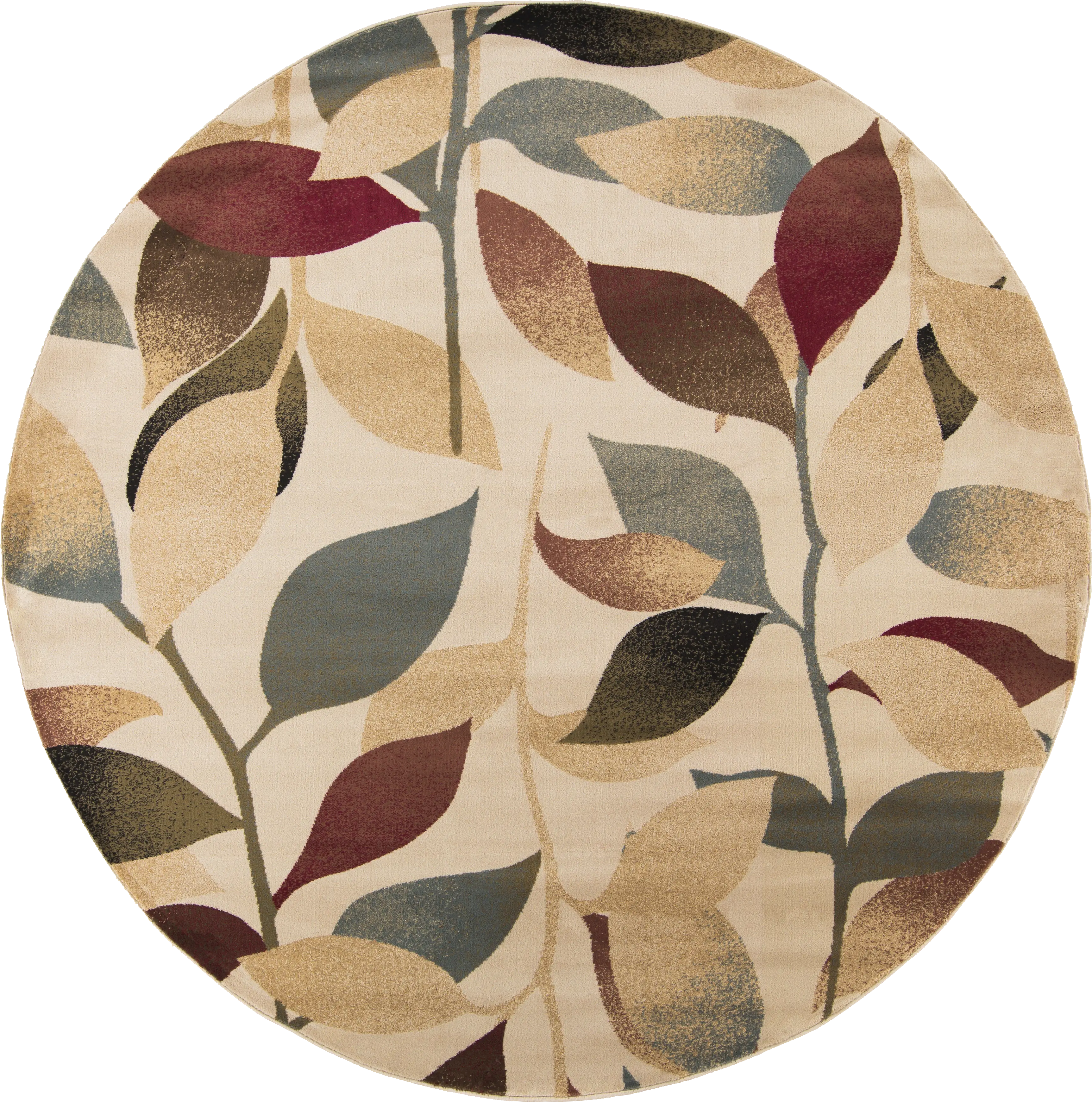 Smilax II Red 7'10 Round Rug - Thumbnail - Image 1