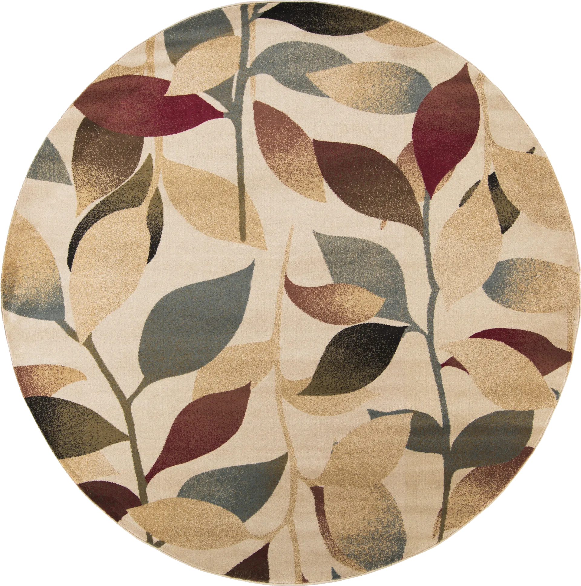 Smilax II Red 7'10 Round Rug - Image 1