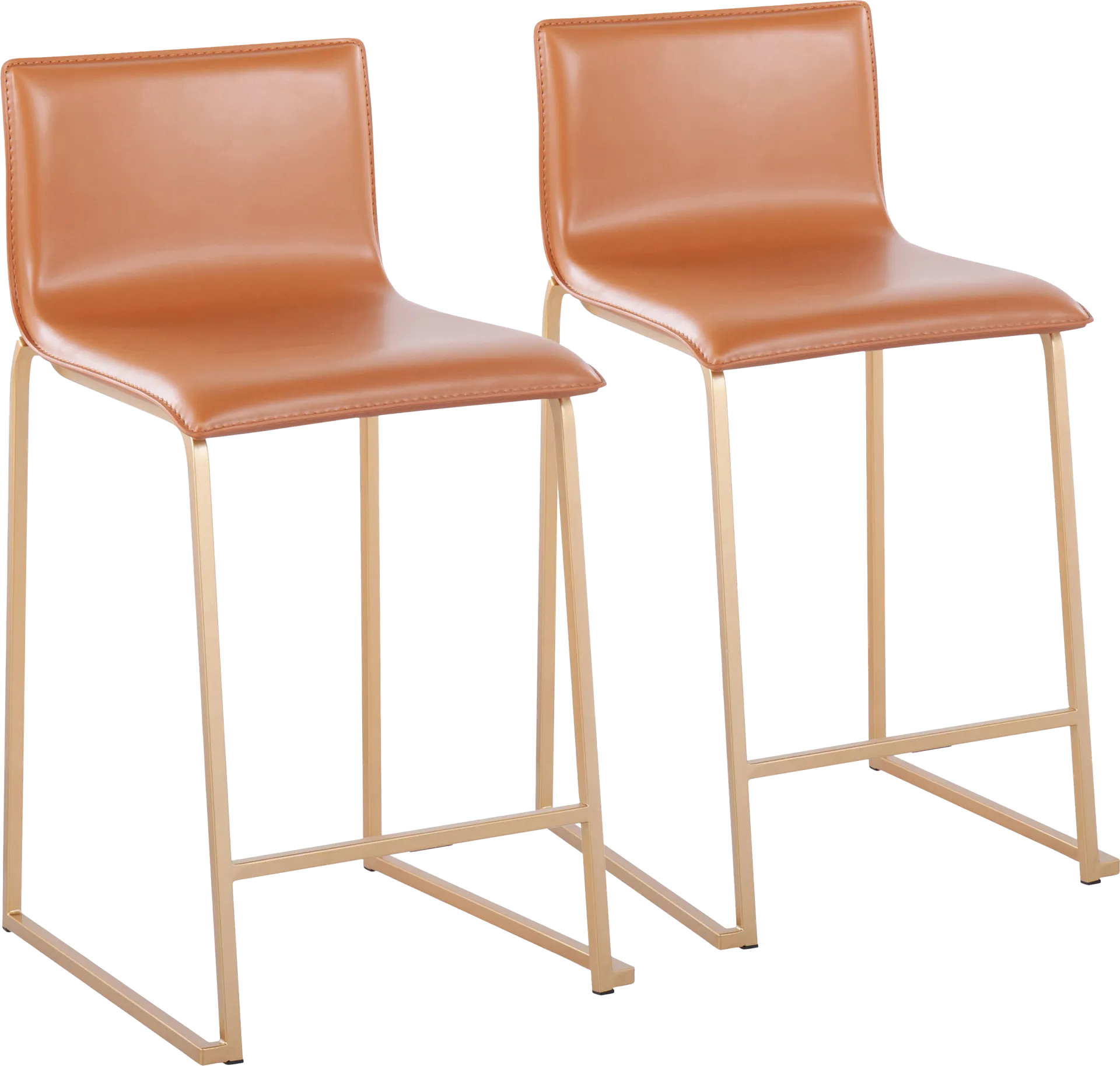 Fassitt Camel Counter Height Stool, Set of 2 - Image 1