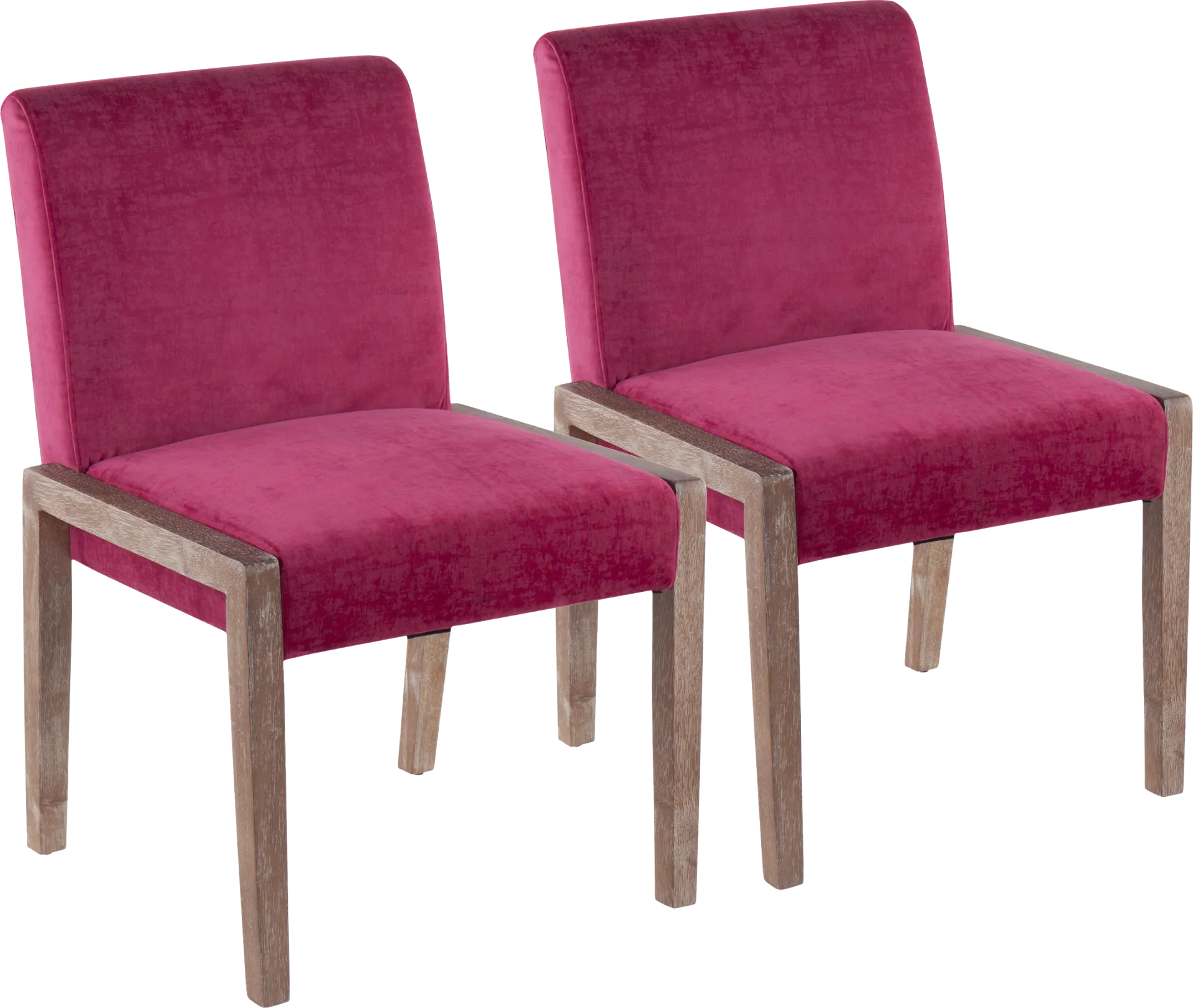 Dobester II Pink Side Chair, Set of 2 - Image 1