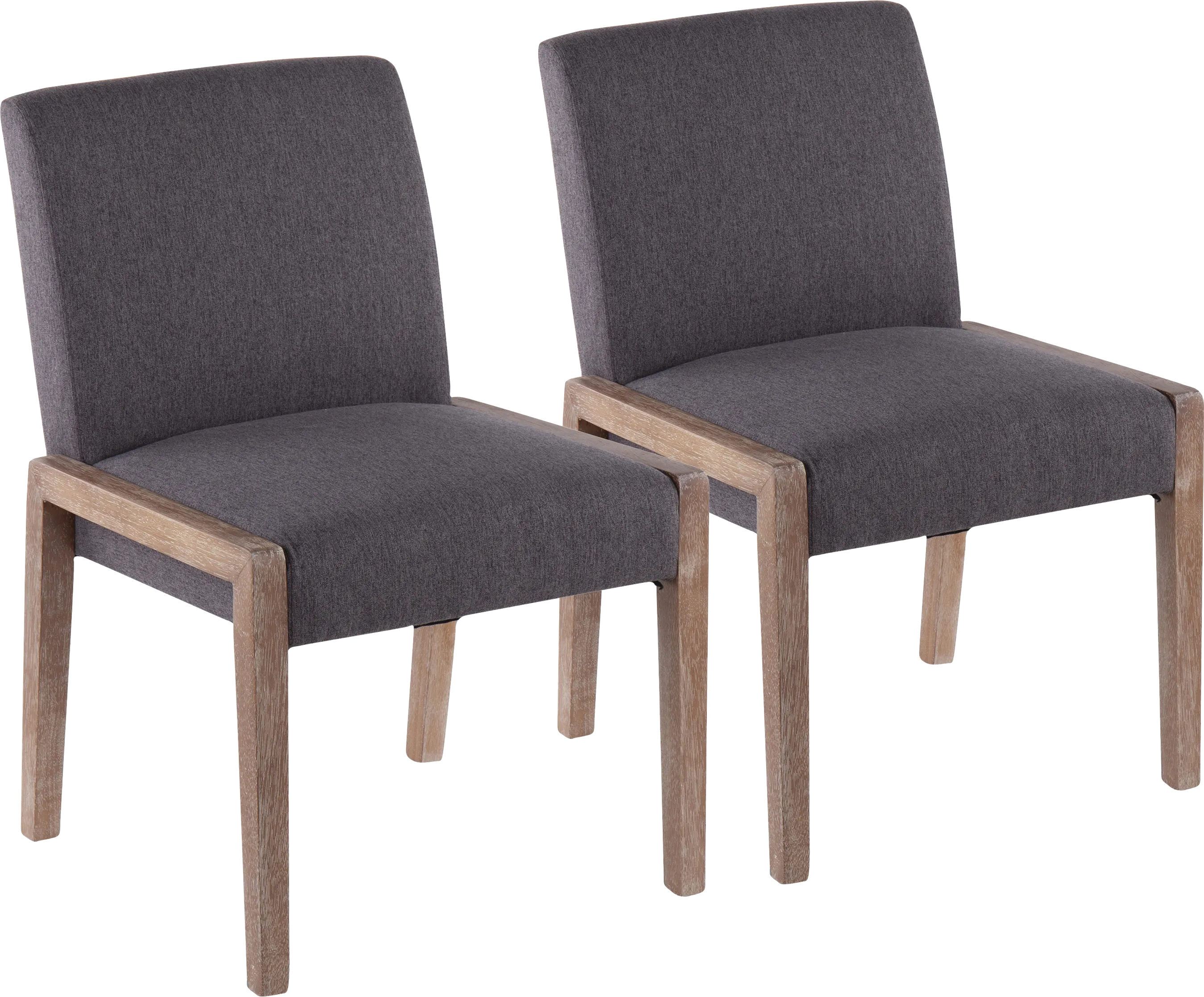 Dobester II Gray Side Chair, Set of 2 - Thumbnail - Image 1