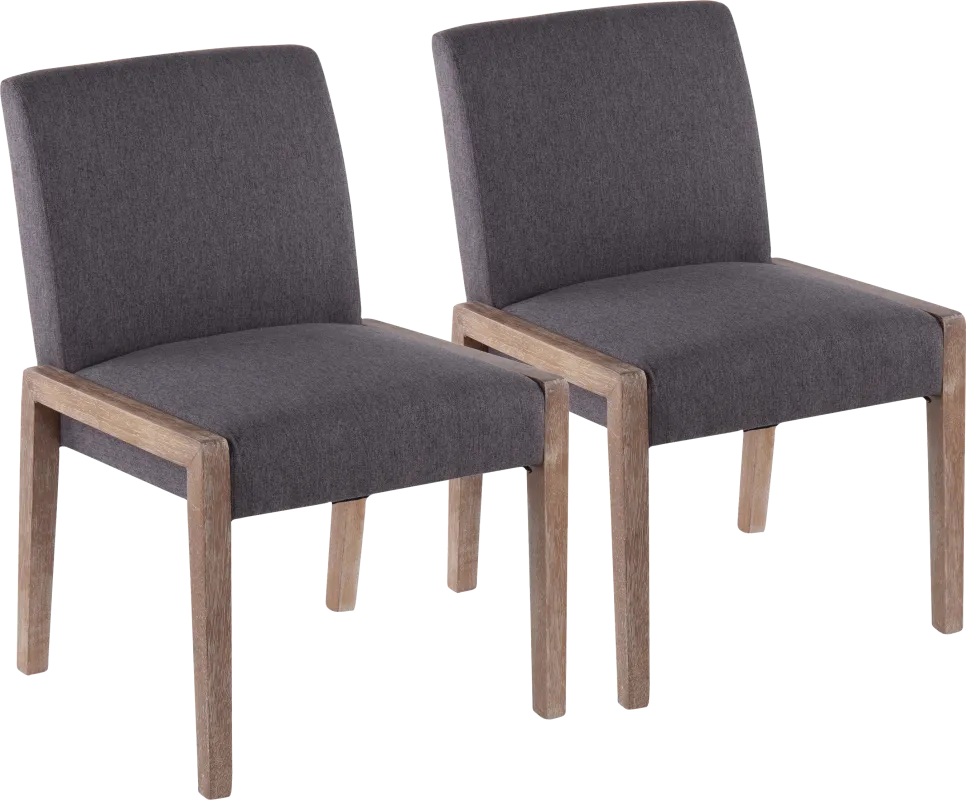 Dobester II Gray Side Chair, Set of 2
