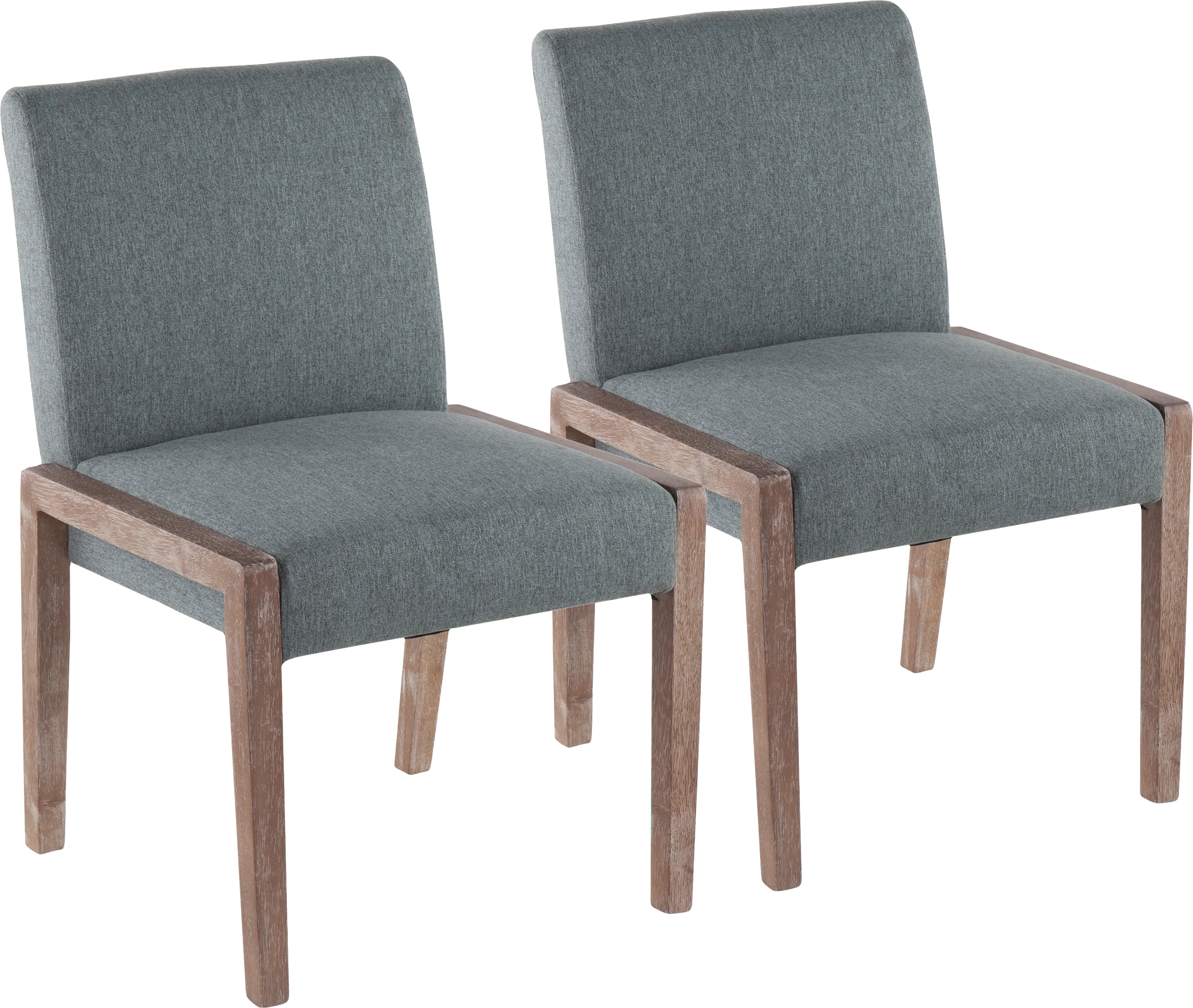Dobester II Light Teal Side Chair, Set of 2 - Thumbnail - Image 1