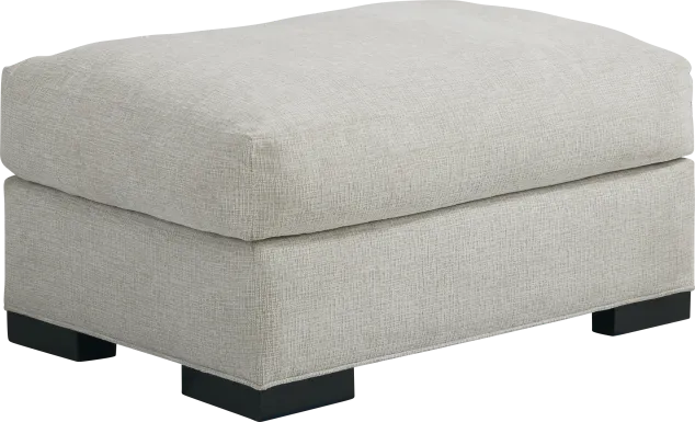 Bedford Park Ivory Ottoman