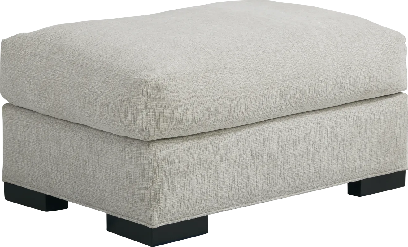 Bedford Park Ivory Ottoman