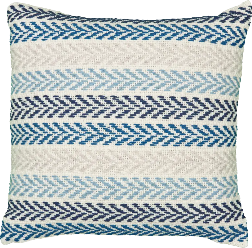 Istarie Blue Throw Pillow