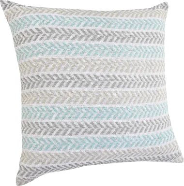 Istarie Turquoise Throw Pillow