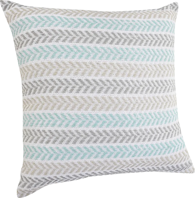 Istarie Turquoise Throw Pillow