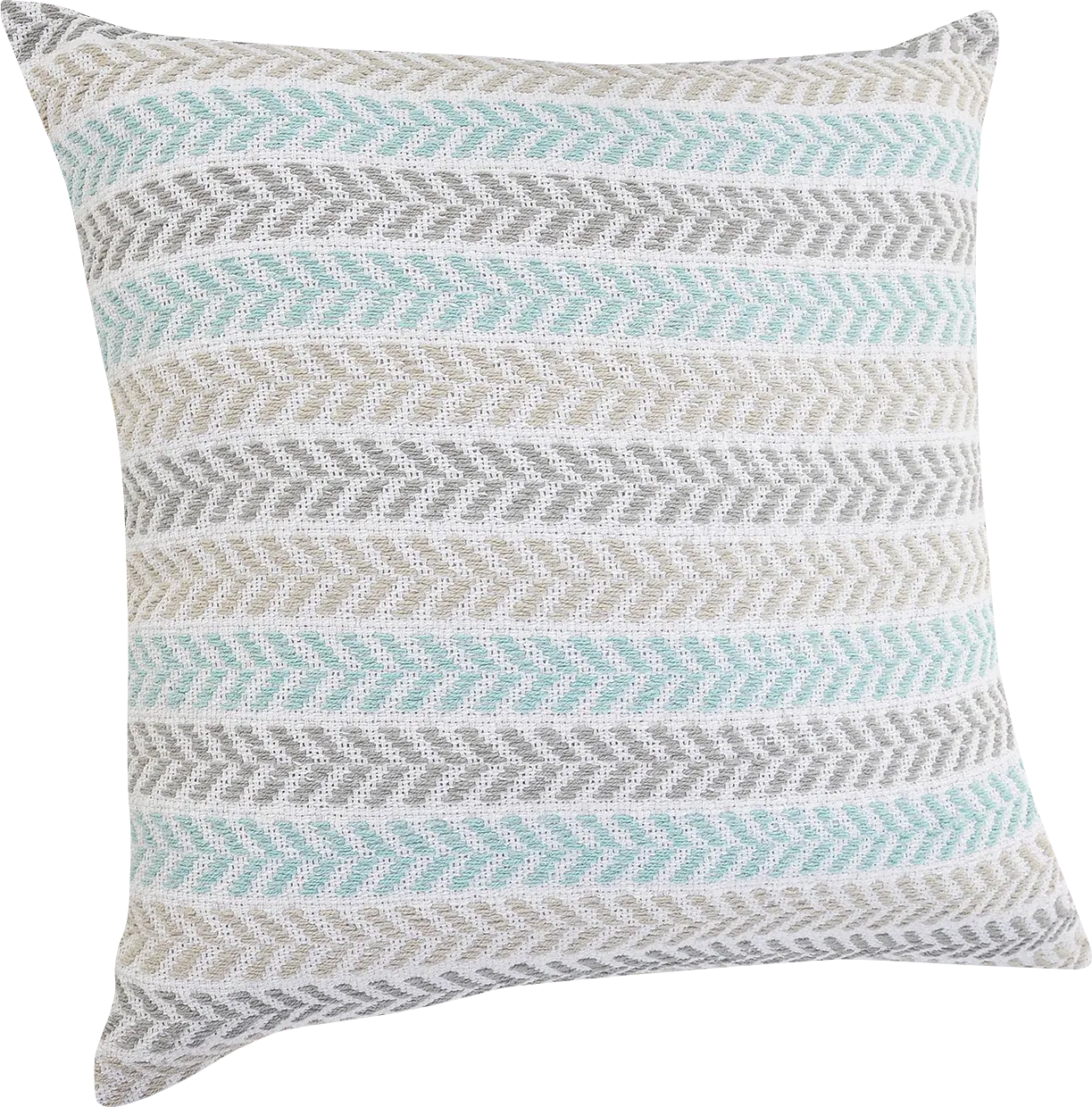 Istarie Turquoise Throw Pillow
