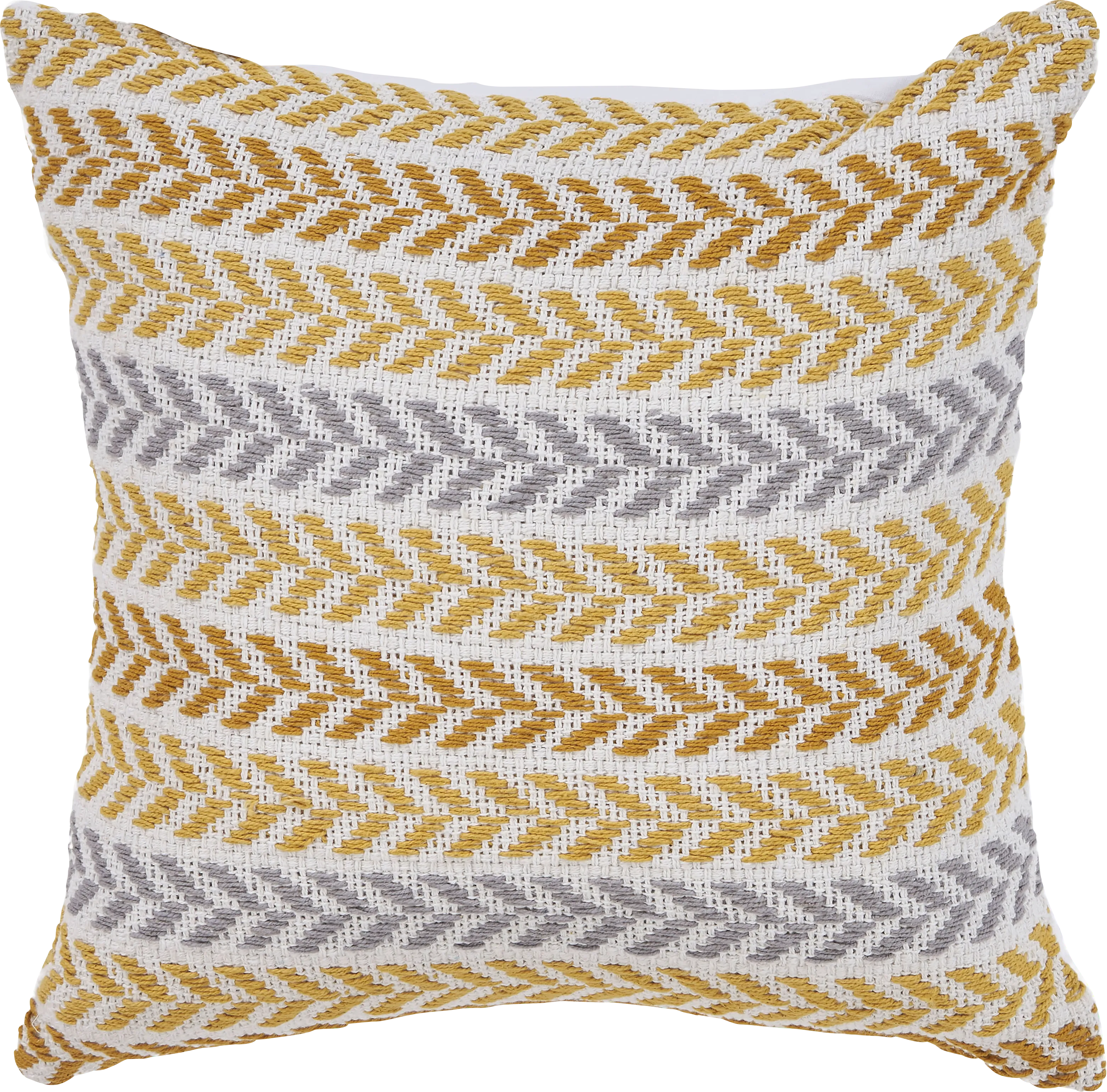 Istarie Yellow Throw Pillow - Thumbnail - Image 1