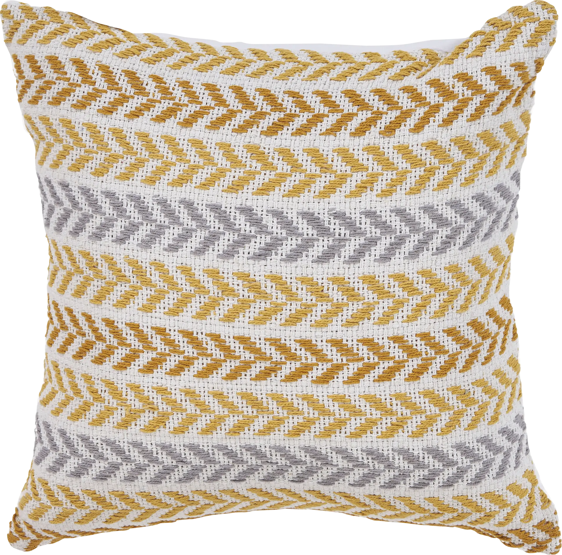 Istarie Yellow Throw Pillow