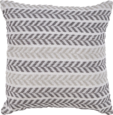 Istarie Gray Throw Pillow