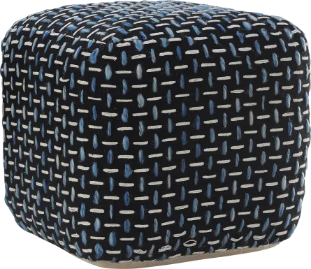 Abanela Blue Pouf