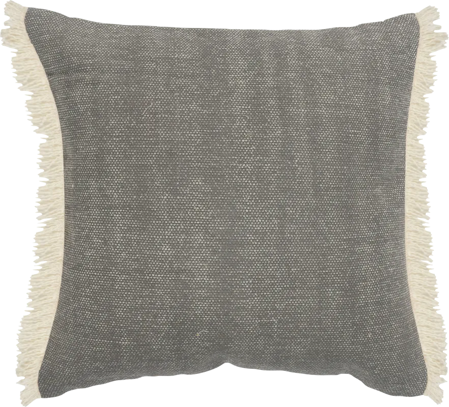 Laspelan Gray Throw Pillow