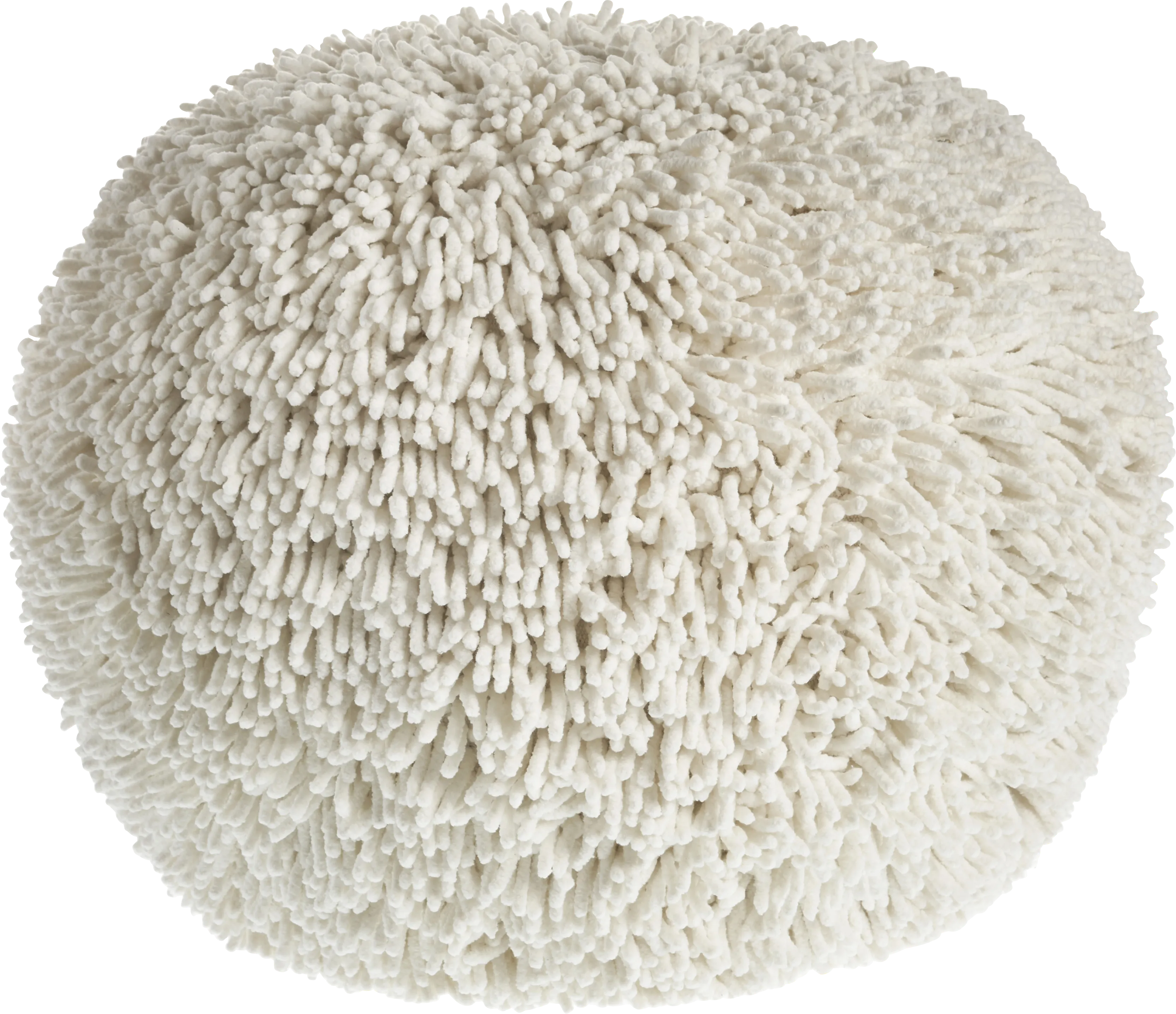 Adrenas II Ivory Pouf - Thumbnail - Image 1