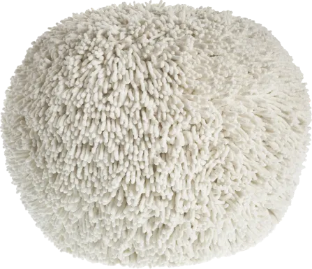 Adrenas II Ivory Pouf