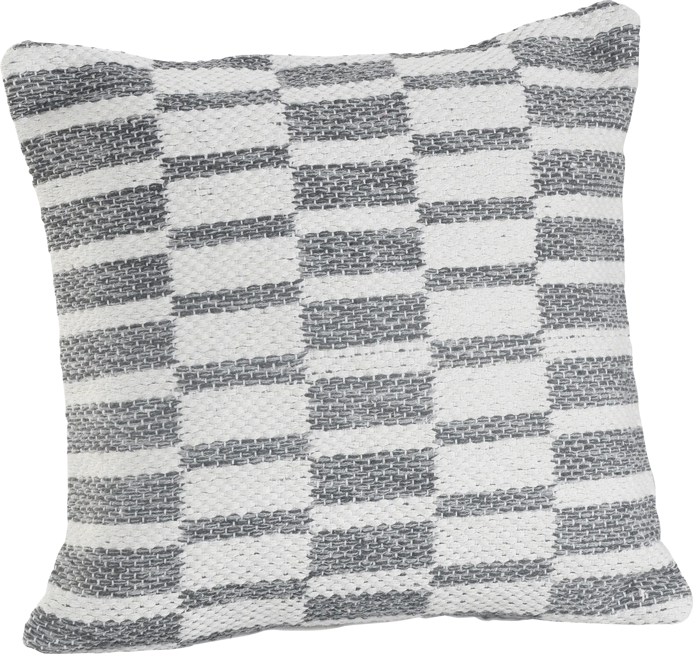 Melorna Gray Throw Pillow - Thumbnail - Image 1