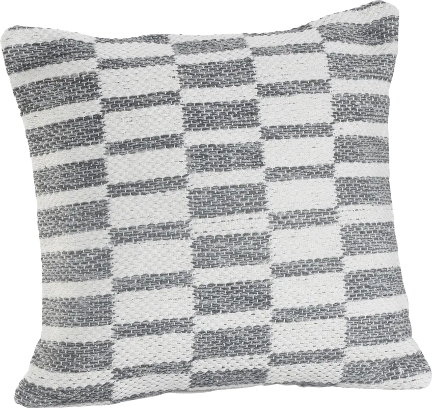 Melorna Gray Throw Pillow