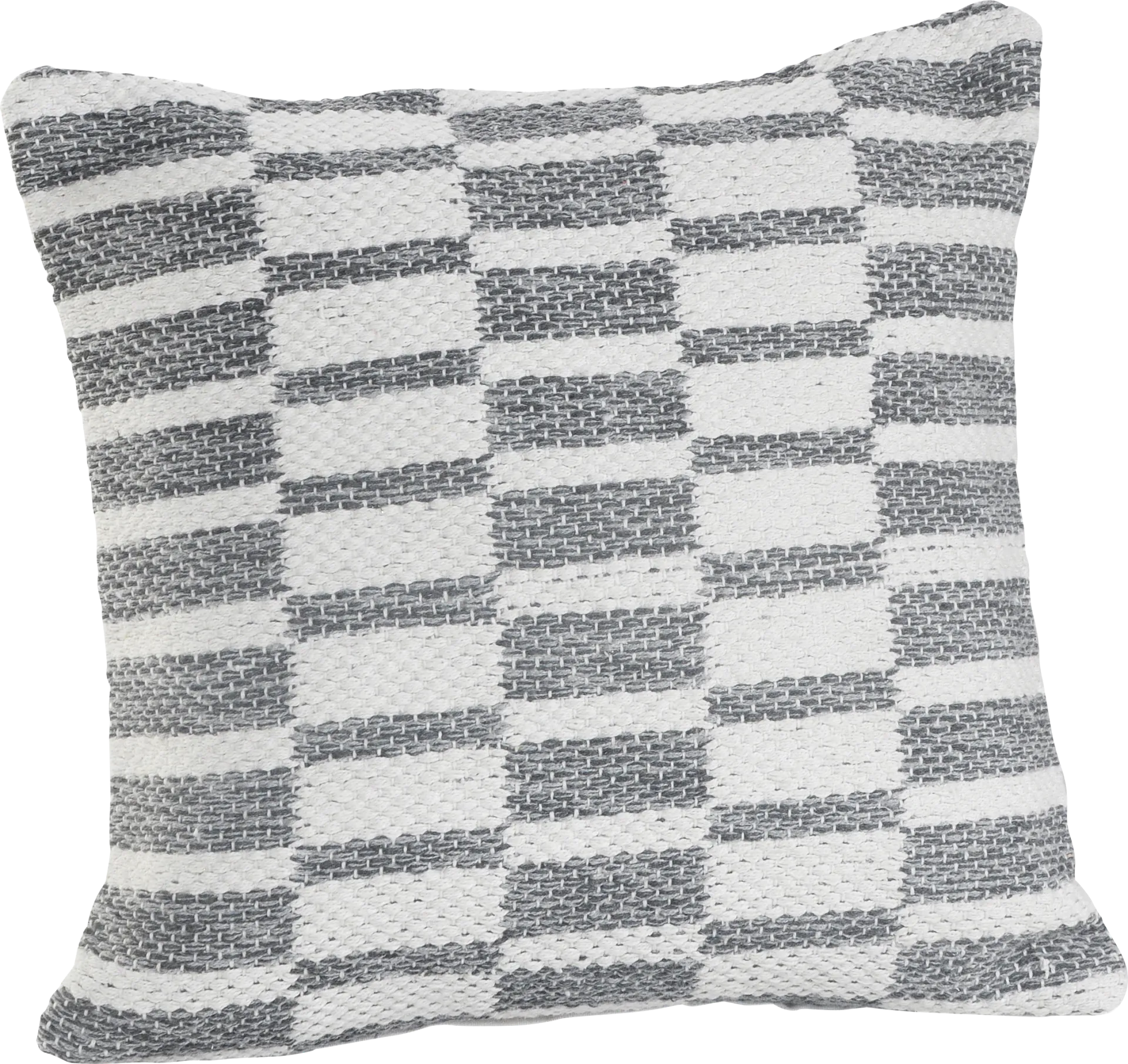 Melorna Gray Throw Pillow - Image 1