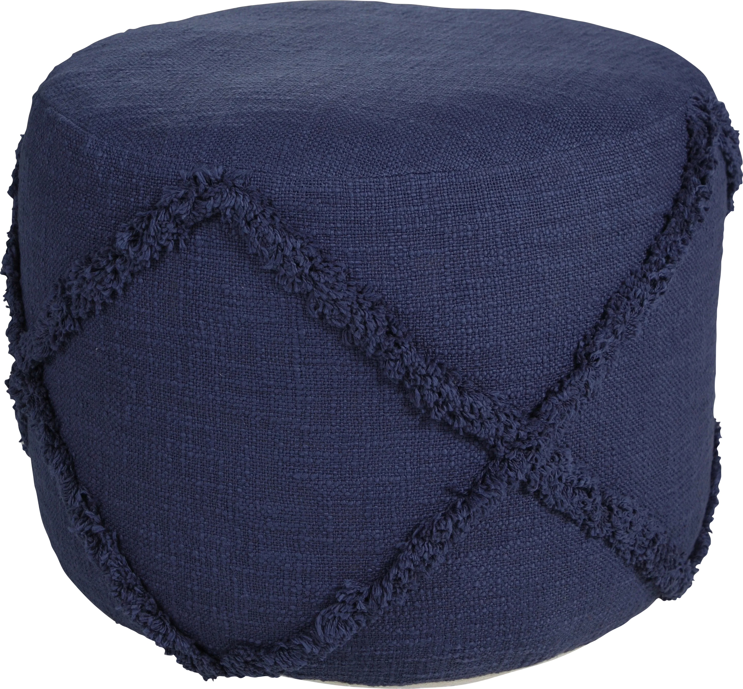 Elizeno I Navy Pouf - Thumbnail - Image 1