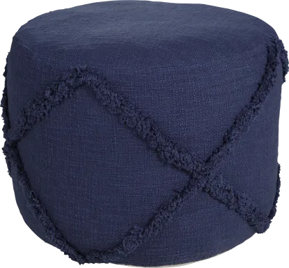 Elizeno I Navy Pouf
