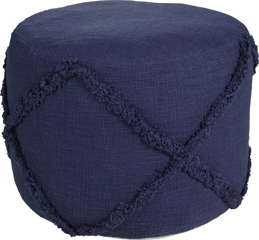 Elizeno I Navy Pouf