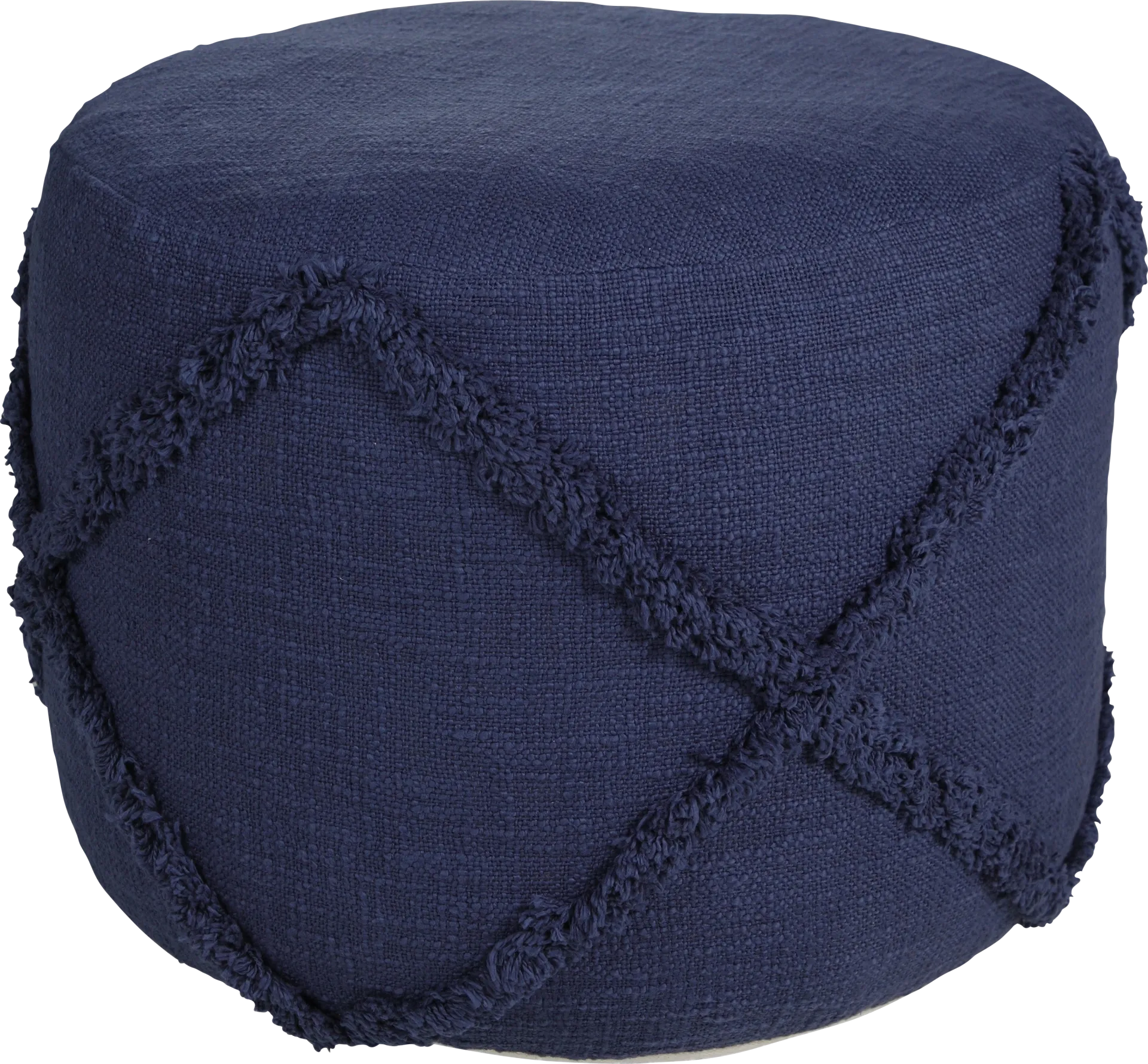 Elizeno I Navy Pouf - Image 1