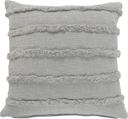 Lorelina Gray Throw Pillow