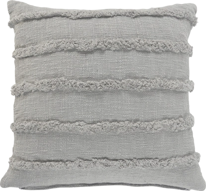 Lorelina Gray Throw Pillow