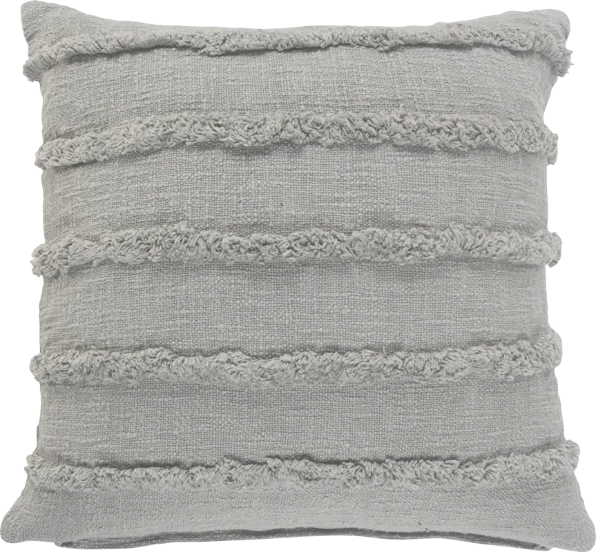 Lorelina Gray Throw Pillow