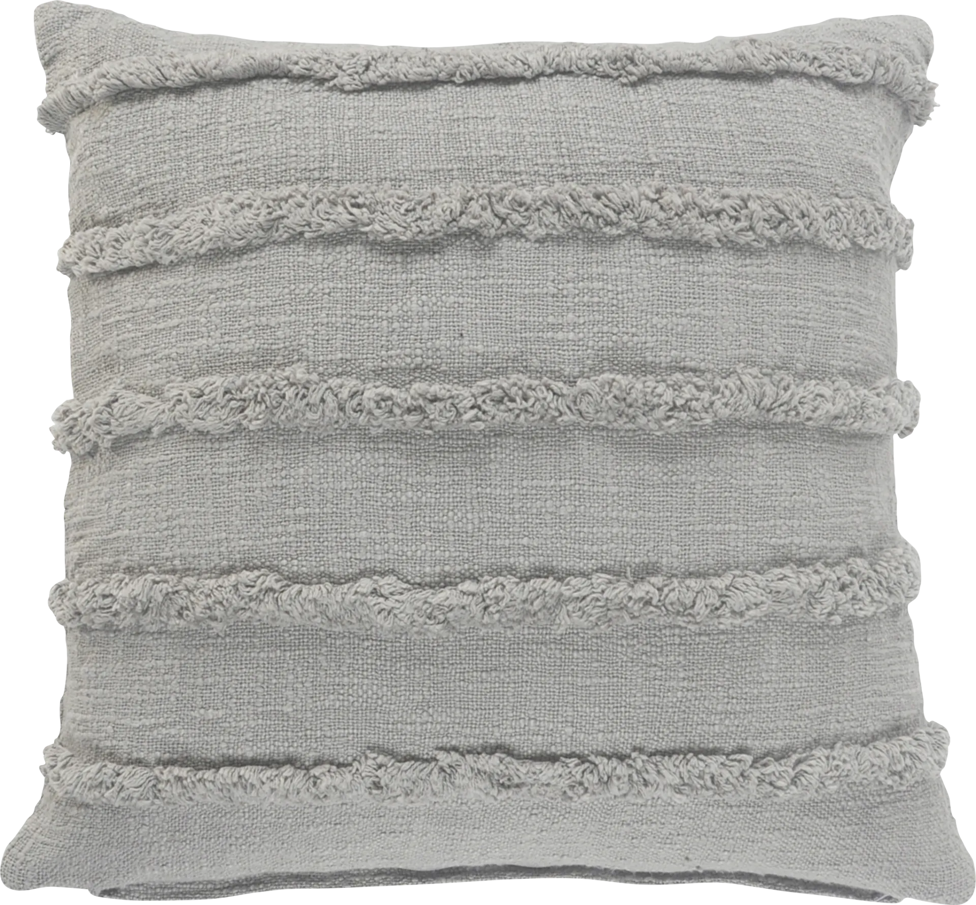 Lorelina Gray Throw Pillow - Image 1