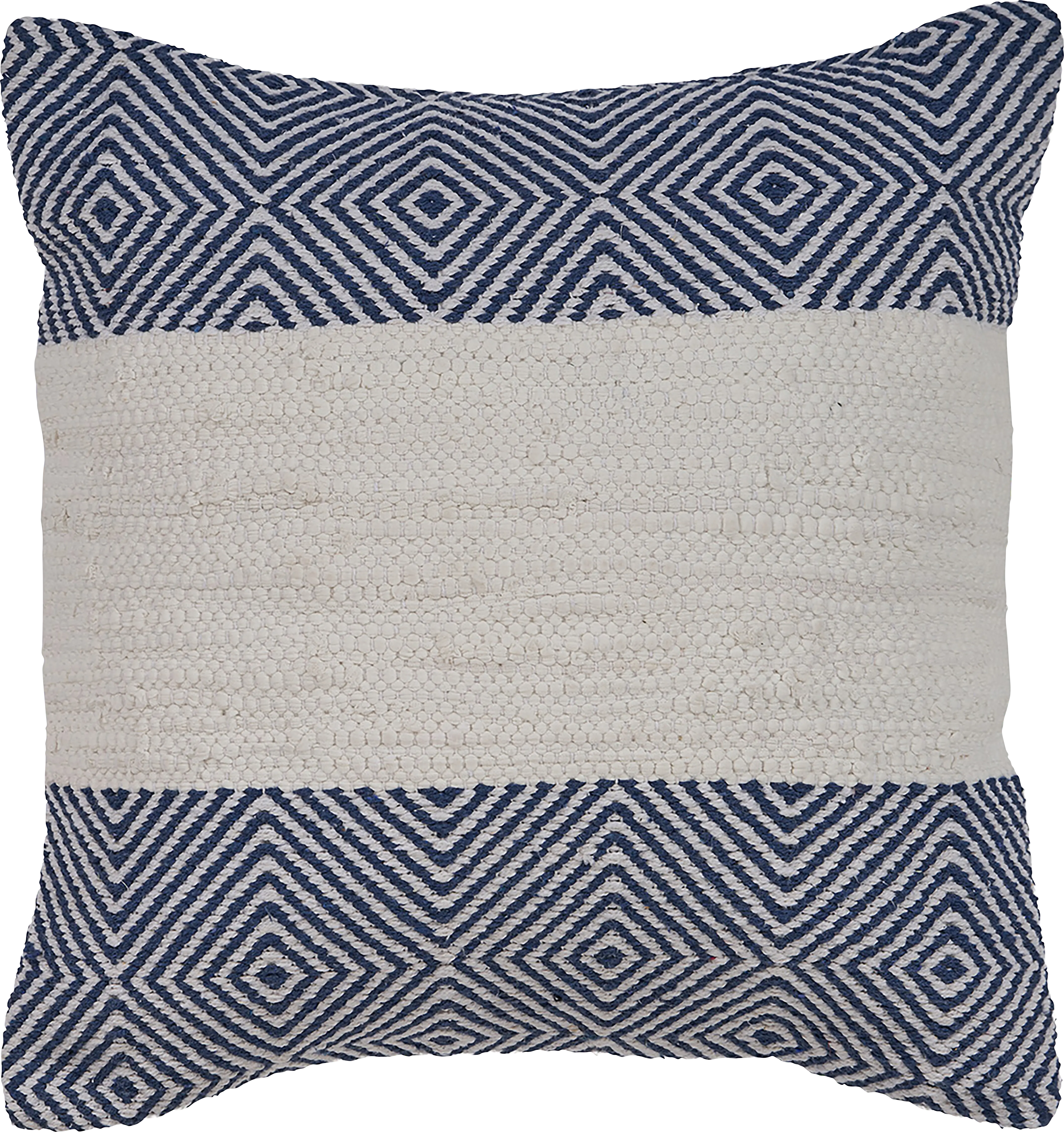 Arlona Navy Throw Pillow - Thumbnail - Image 1