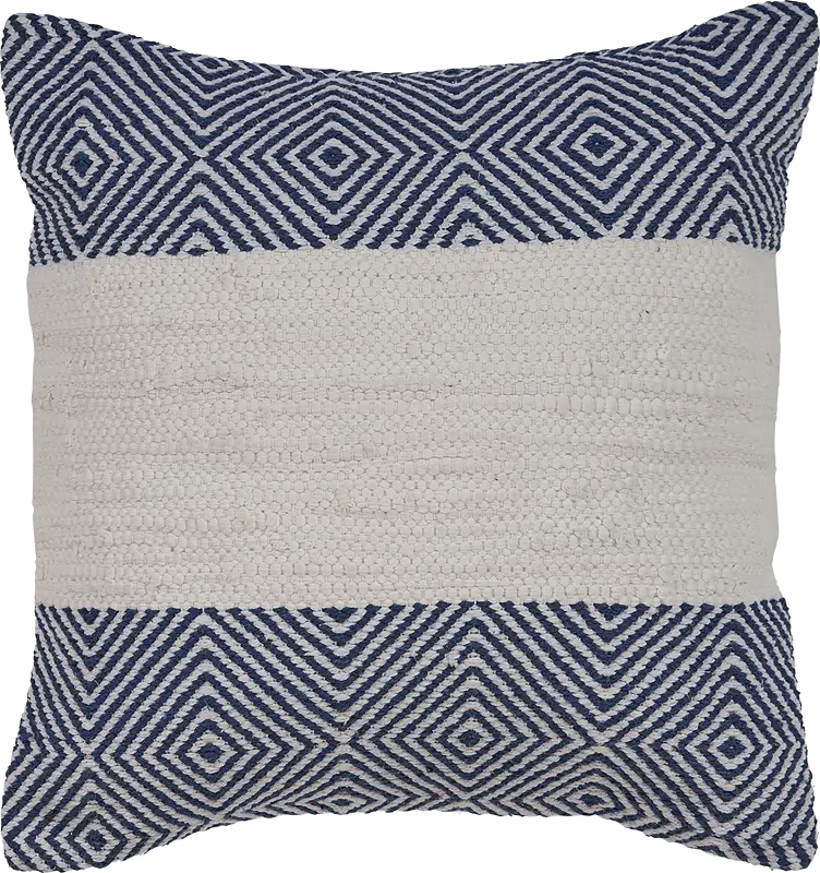 Arlona Navy Throw Pillow