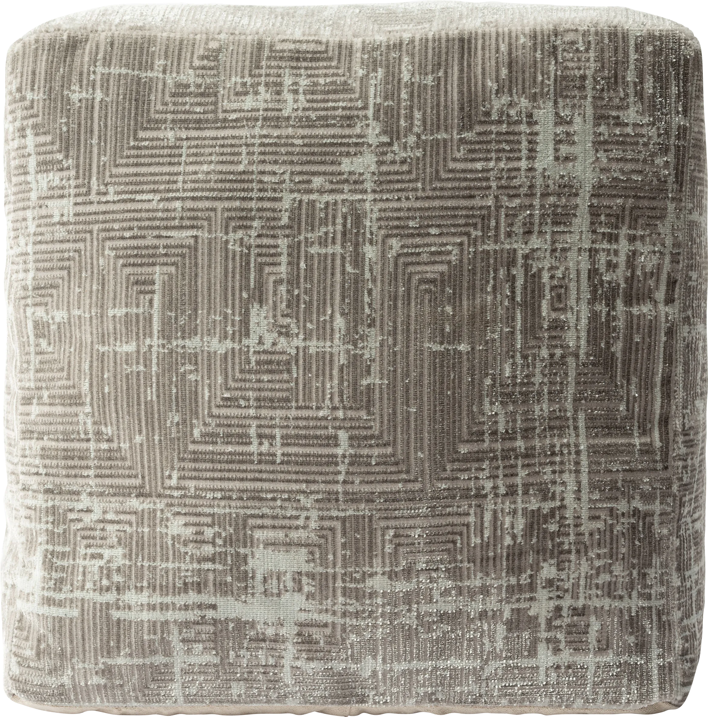Marie Gray Pouf - Thumbnail - Image 1