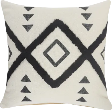 Norasen II Off White Throw Pillow