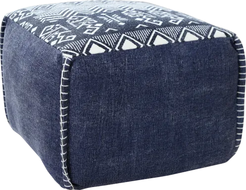 Popilen Blue Pouf