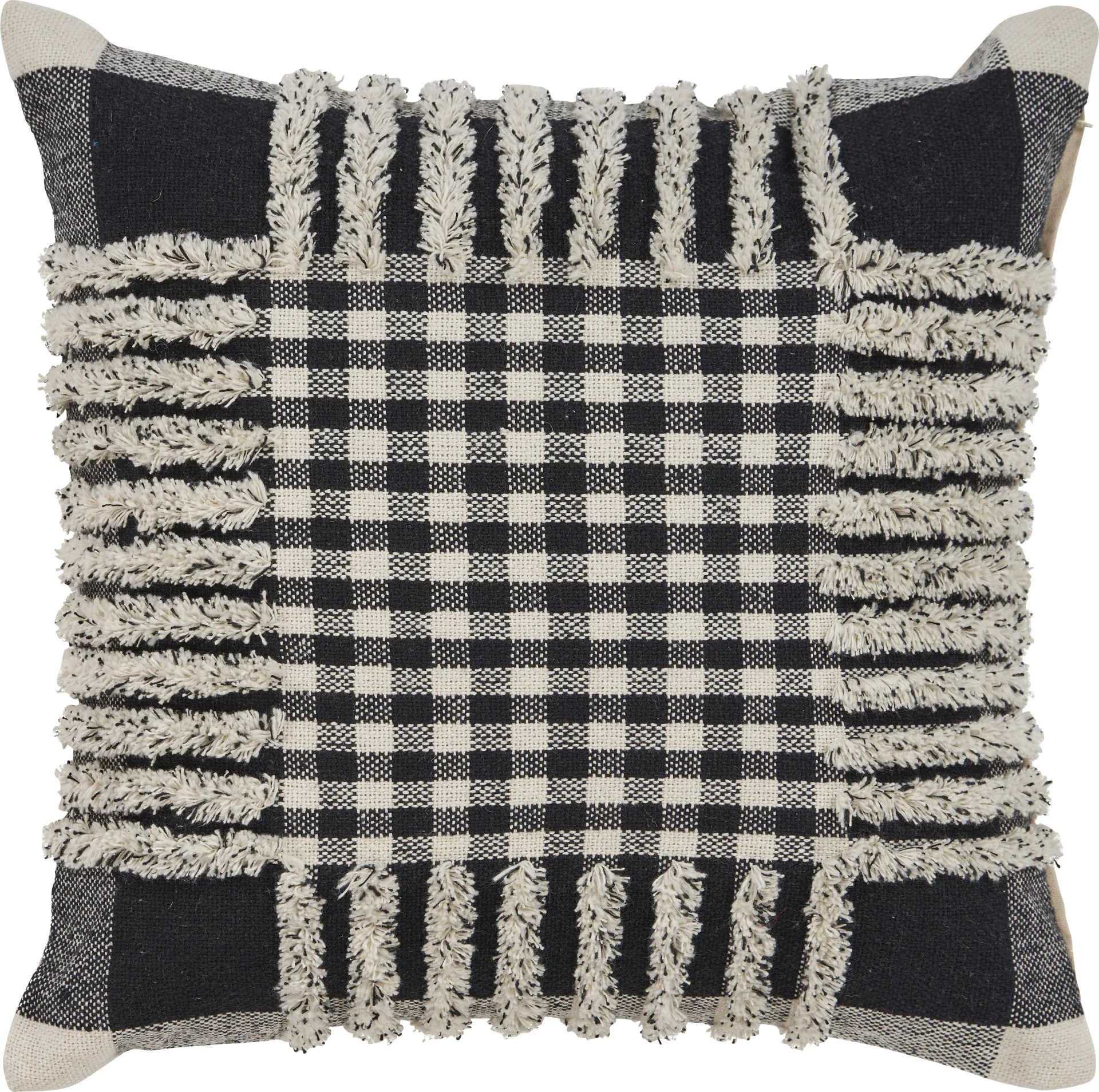 Paylina Black Throw Pillow - Image 1