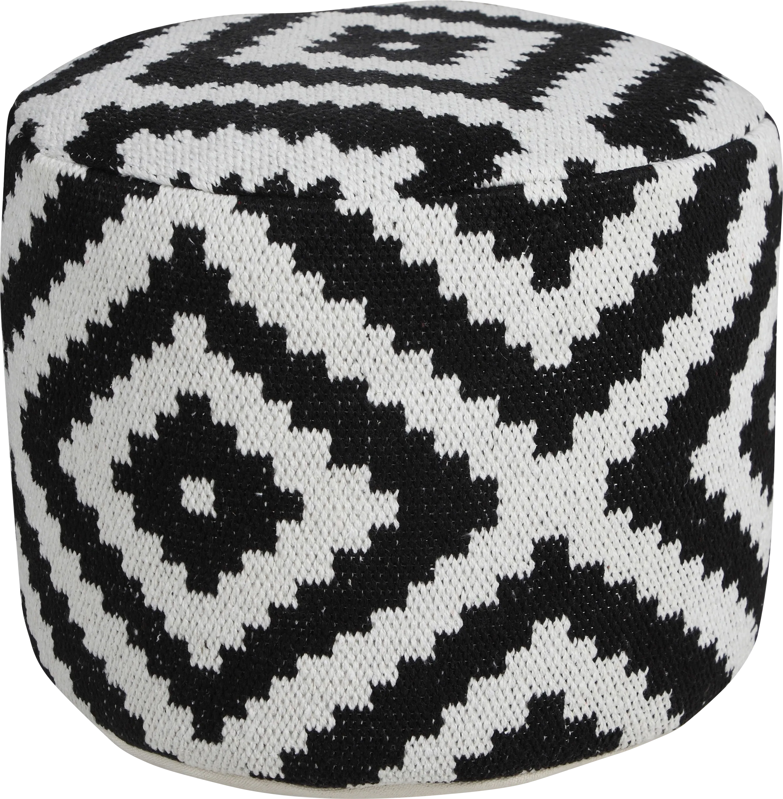 Quincera Black Pouf - Thumbnail - Image 1
