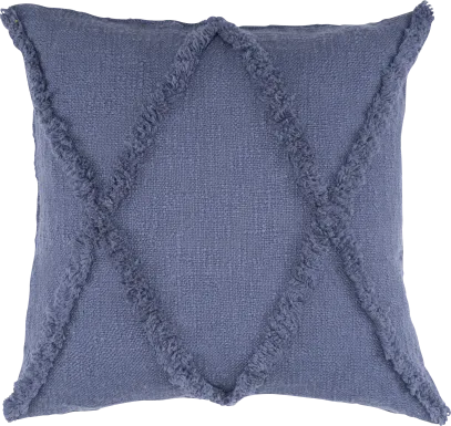 Rosellar Navy Throw Pillow