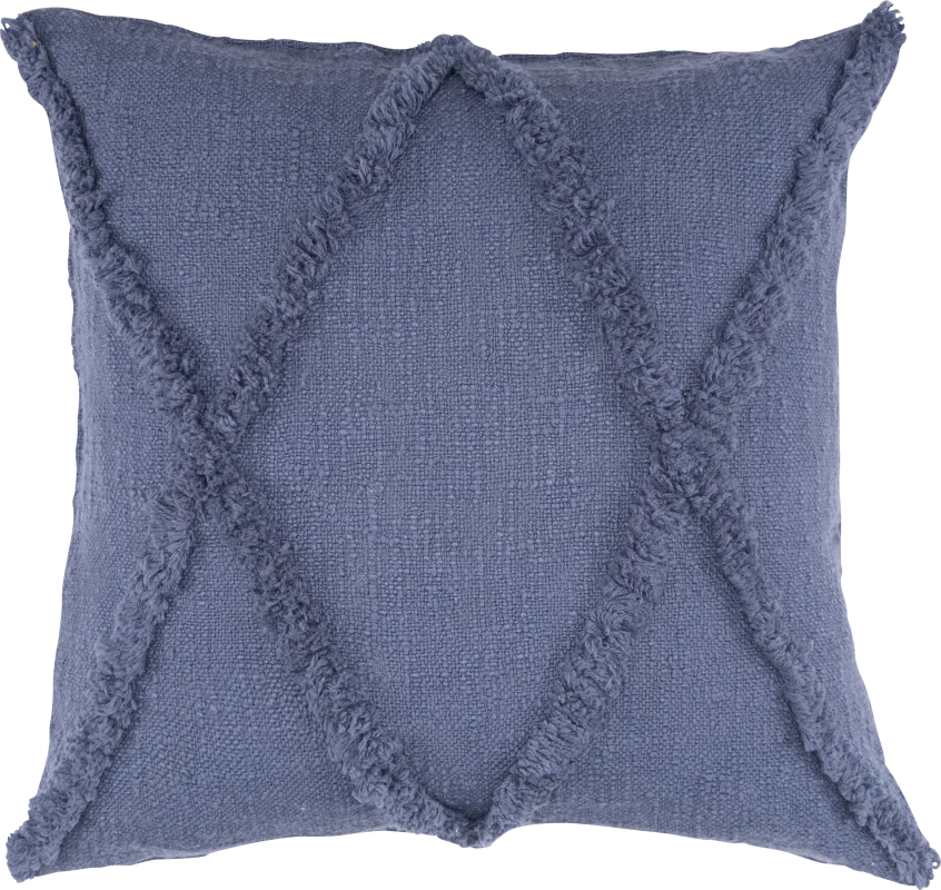 Rosellar Navy Throw Pillow