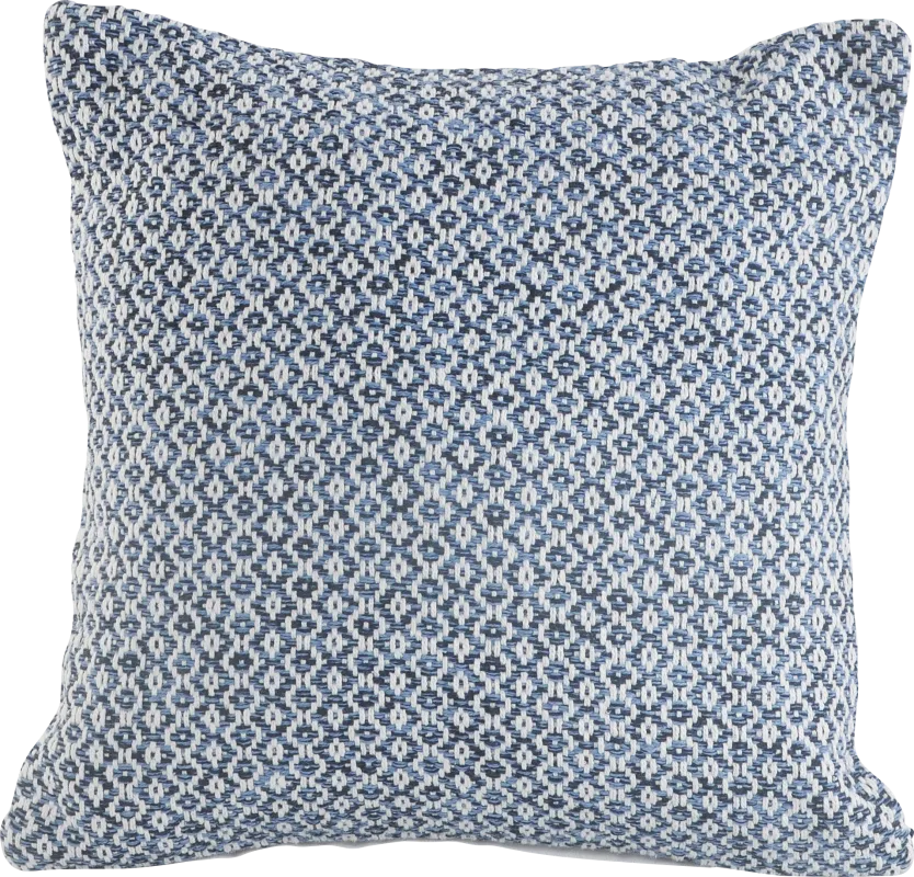 Antimo Blue Throw Pillow